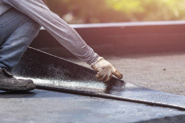 Professional Waterproofing technician working in Caledonia, MN